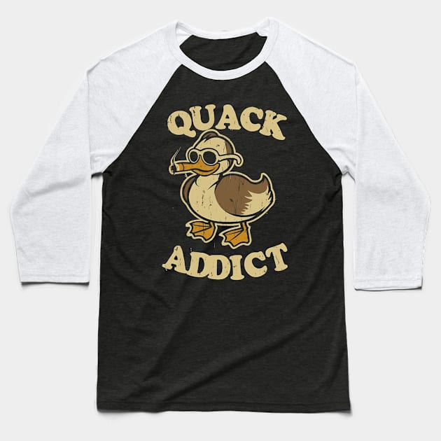 Duck Baseball T-Shirt by NomiCrafts